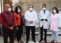 Director del Servicio Nacional de Salud entrega equipos al Robert Reid Cabral
