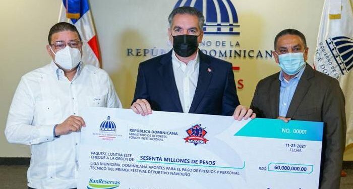 Gobierno entrega un primer monto de 60 millones de pesos para el Festival Deportivo Navideño