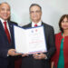 Otorgan reconocimiento como profesor meritísimo al juez presidente del Tribunal Superior Electoral (TSE)