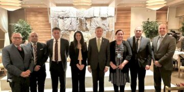 Canciller Álvarez ofrece almuerzo a delegaciones ante la ONU de los Pequeños Estados Insulares en Desarrollo del Pacífico (PEIDP)