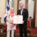 Presidente Abinader concede Orden Heráldica de Cristóbal Colón a la señora Rosa Margarita Bonetti, mejor conocida como Pirigua