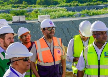 INDRHI supervisa avances de la presa Montegrande
