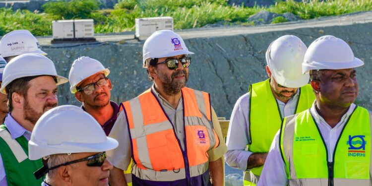 INDRHI supervisa avances de la presa Montegrande