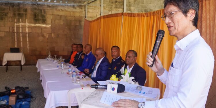 EMBAJADA DEL JAPÓN DONÓ UNA UNIDAD DE RESCATE PARA LA BRIGADA TÉCNICA EN EMERGENCIAS Y DESASTRES EN SANTO DOMINGO ESTE