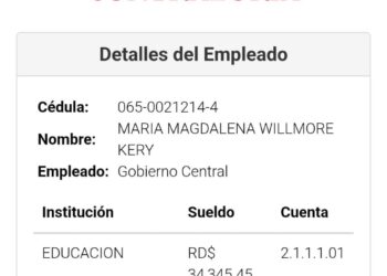Una Dirigente del PRM fue nombrada como Directora en Conani y recibe dos sueldo