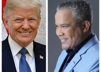 El senador y artista Héctor Acosta (El Torito) felicita al presidente electo Donald Trump