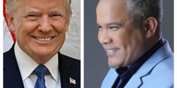 El senador y artista Héctor Acosta (El Torito) felicita al presidente electo Donald Trump