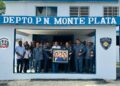 Senador Pedro Tineo honra a la Policía Nacional con la entrega de cuadros de los Padres de la Patria en su versión militar