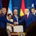 Presidente Abinader participa en firma de proclamación para crear coalición militar contra cárteles del narcotráfico