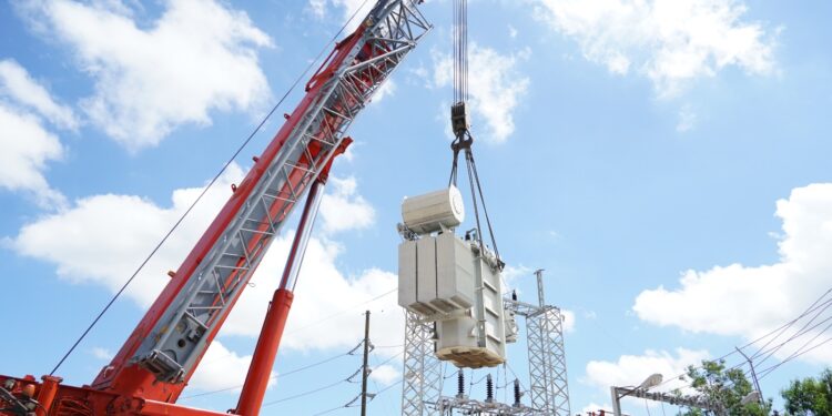 Edesur multiplica capacidad de servicio en Elías Piña con puesta en operación de transformador de potencia en Subestación Eléctrica